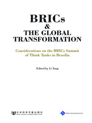 cover image of BRICs and the Global Transformation